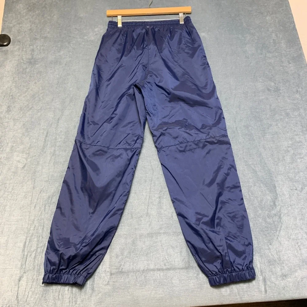 Adidas Jogger Pants Mens 28x29 Navy Blue Logo Drawstring Waist Performance Sport